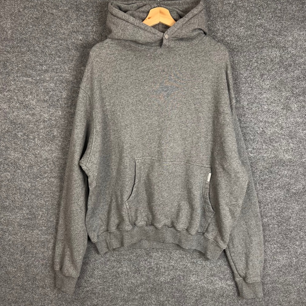 Represent Blanks Hoodie Mens Small Grey Excellent Heavyweight Boxy Pullover